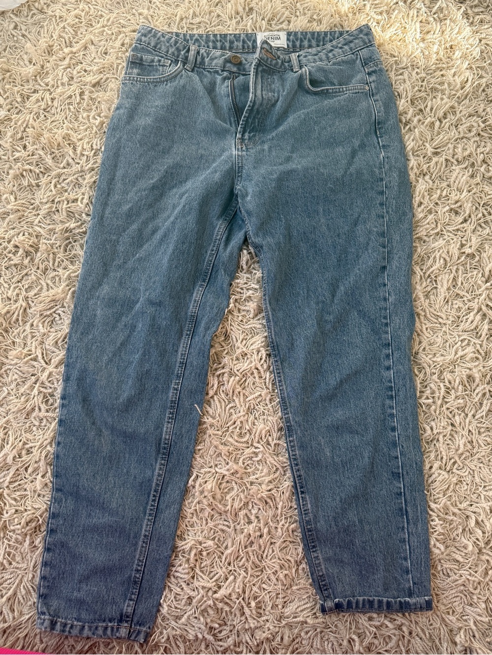 Zara Light Blue Boyfriend Jeans